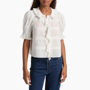 Doen Balsam cotton ruffled blouse